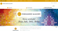 Desktop Screenshot of fernandomaluhy.com.br